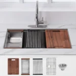32x18/33x19 Inches Kitchen Sink Single Bowl - Work Station (Copy)