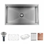 32x18/33x19 Inches Kitchen Sink Single Bowl - Work Station (Copy)