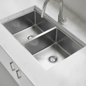 32/33-Inch Stainless Steel Undermount Double Bowl Sink