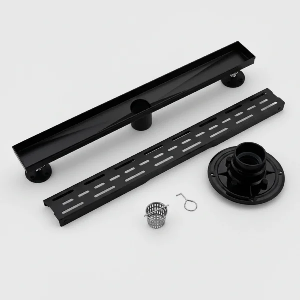 Linear Drain 24/32/36 Inch - 304 SS, Full Kit with Flange