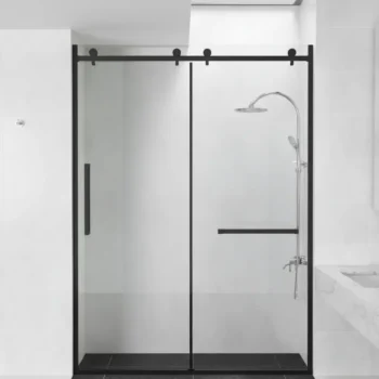 Luxury Glass Shower Door - 8mm Tempered Safety Glass, 304 SS