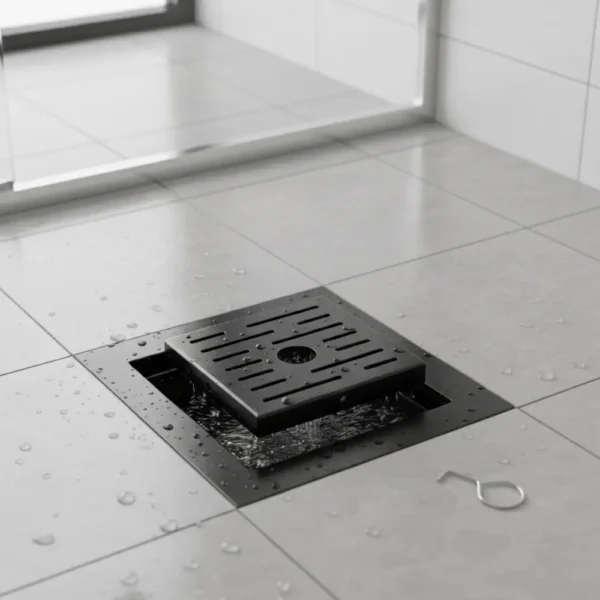 Luxury Linear Drain 6” x 6”- Full Kit with Flange