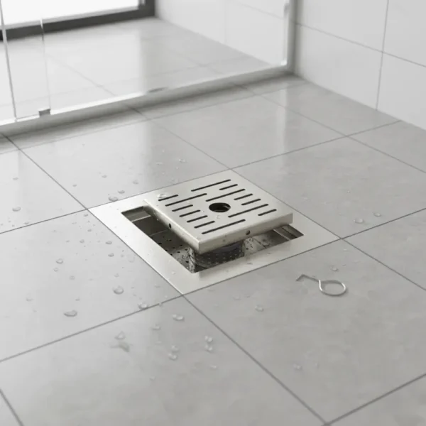 Luxury Linear Drain 6” x 6”- Full Kit with Flange