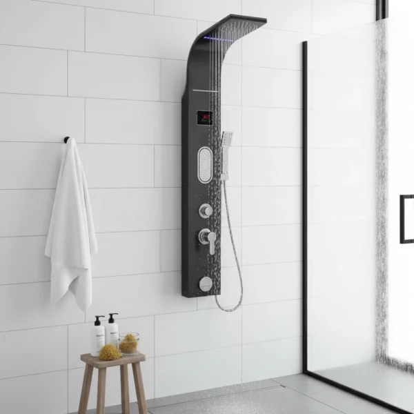 Luxury Shower Panel Tower with LED Screen ZM6211