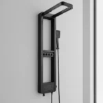 Luxury Shower Panel with U-Shape Head Matt Black - ZM8126-B