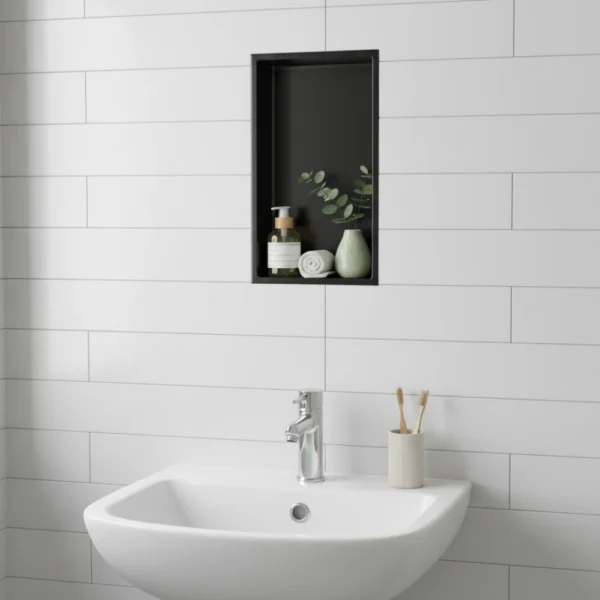 N600 SINGLE NICHE STAINLESS STEEL 304 (12X24X3.94)