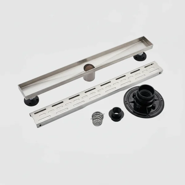 Linear Drain 24/32/36 Inch - 304 SS, Full Kit with Flange