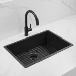 Single-Black-Memo-Sink-32x-18×9.5-With-a-Drain-Grid-ZM-Home-Supplies-Featured.webp