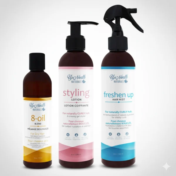 L.O.C Trio | Hair Mist, 8-Oil & Styling Lotion for Dry & Damaged Hair