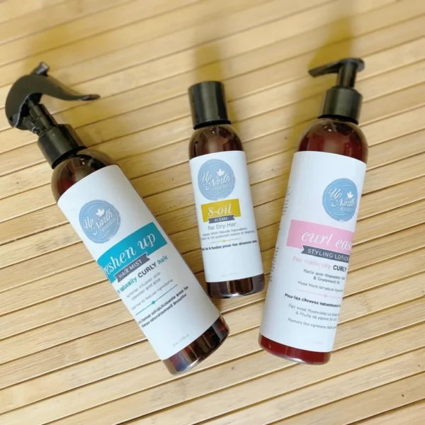 L.O.C Trio | Hair Mist, 8-Oil & Styling Lotion for Dry & Damaged Hair