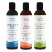 Wash Day Trio | Hair Cleanser, Replenishing Conditioner and Leave In Conditioner for Curly Hair
