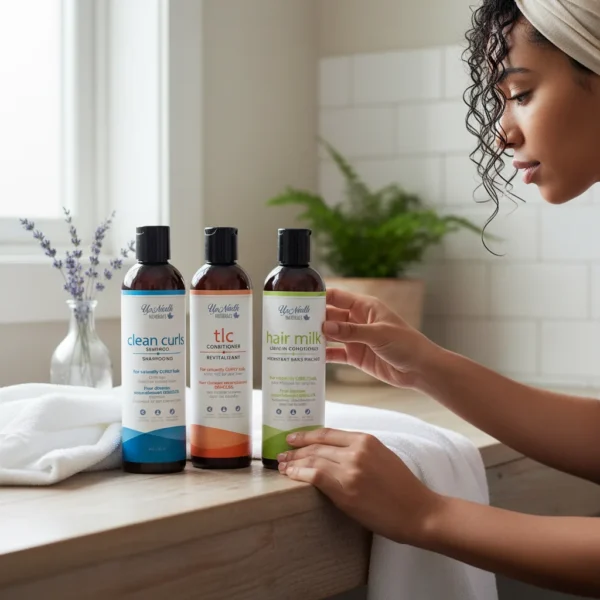 Wash Day Trio | Hair Cleanser, Replenishing Conditioner and Leave In Conditioner for Curly Hair