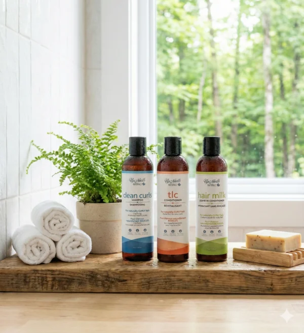 Wash Day Trio | Hair Cleanser, Replenishing Conditioner and Leave In Conditioner for Curly Hair